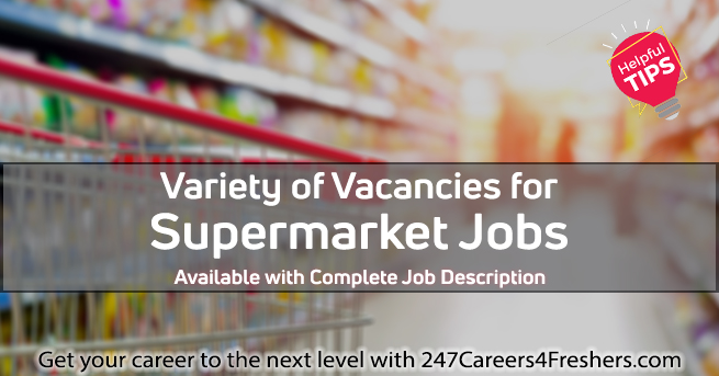 Supermarket Jobs